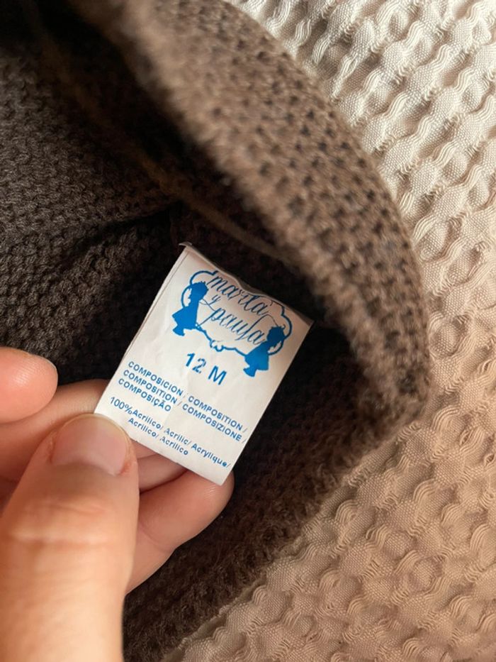 Pull à capuche neuf 9mois - photo numéro 3