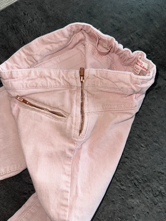 Pantalon velours fille DPAM – 6 ans - photo numéro 4