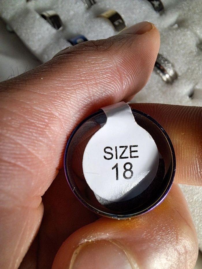 Bague acier inoxydable motifs - photo numéro 3