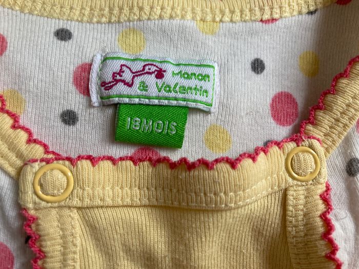 pyjama grenouillère fraise Jolie à croquer bébé 18 mois - photo numéro 5