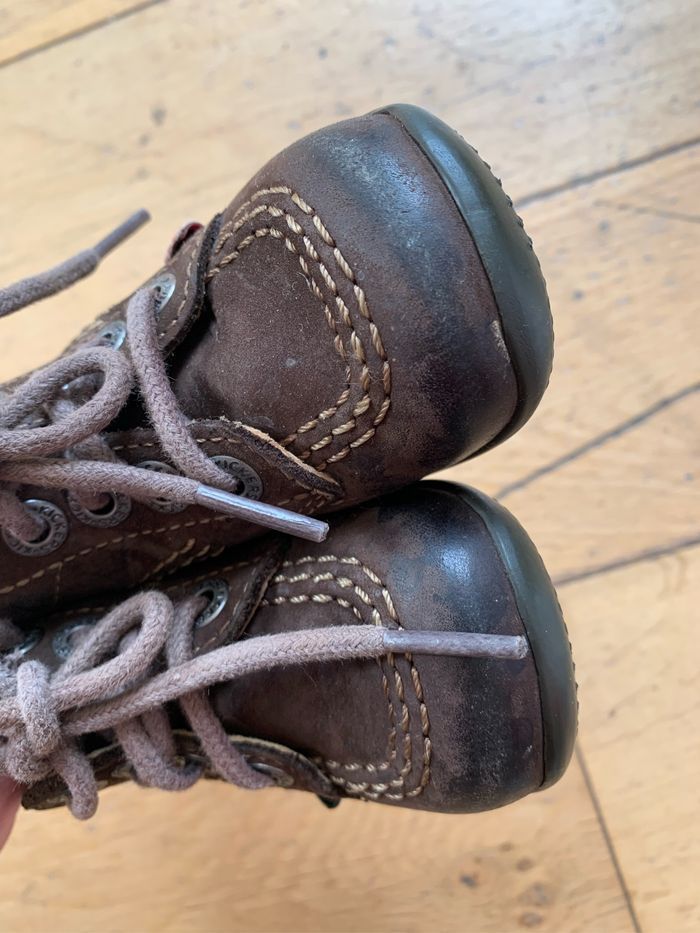 Chaussures Kickers marrons taille 19 - photo numéro 4