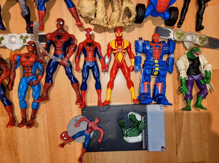 Lot de figurine super héros Marvel Avengers Walt Disney the Amazing Spider-Man l'homme araignée - photo numéro 4