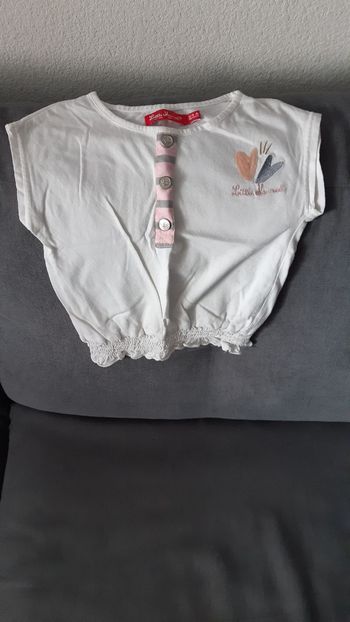 T shirt court 3/4 ans