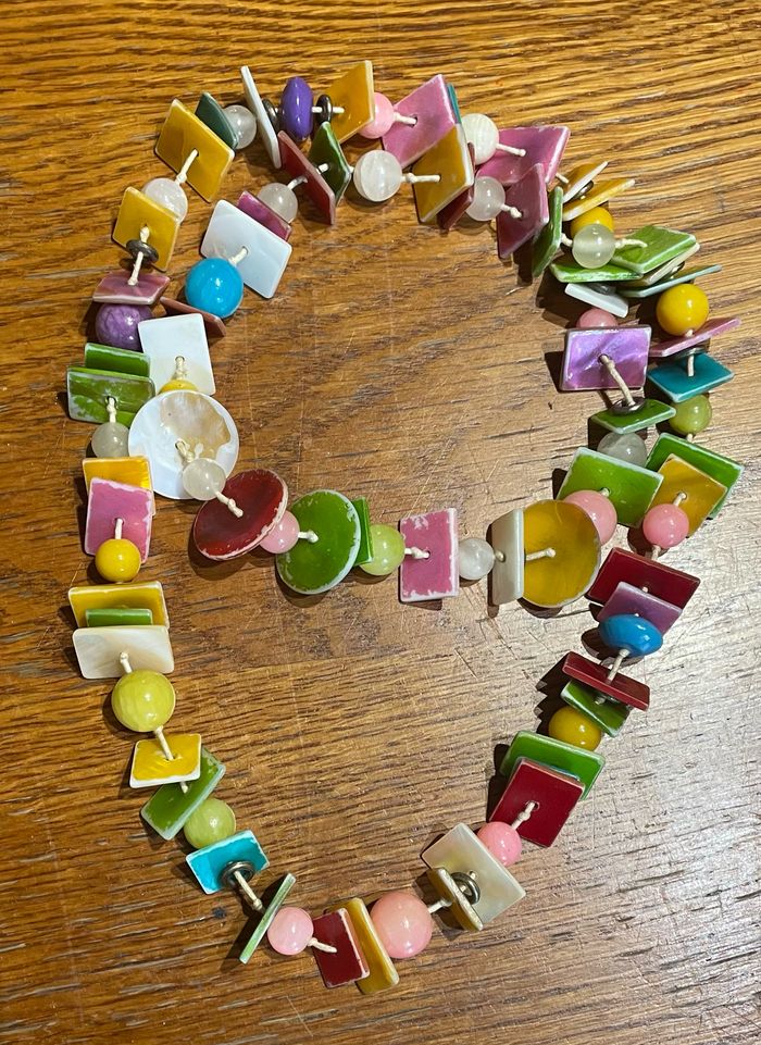 Collier perles et perles de Coquillages Plates  Boutique Guadeloupe - photo numéro 2