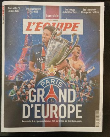 L'équipe HS : PSG grand d'Europe Neuf