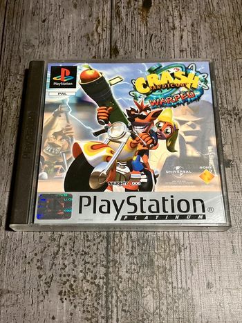 Crash Warped Jeu PS1 Complet Platinum Sony