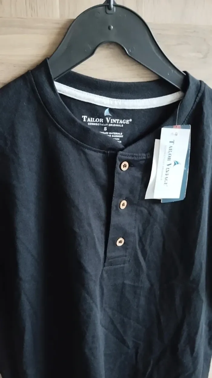 Tee-shirt noir Taylor vintage taille s homme - photo numéro 3