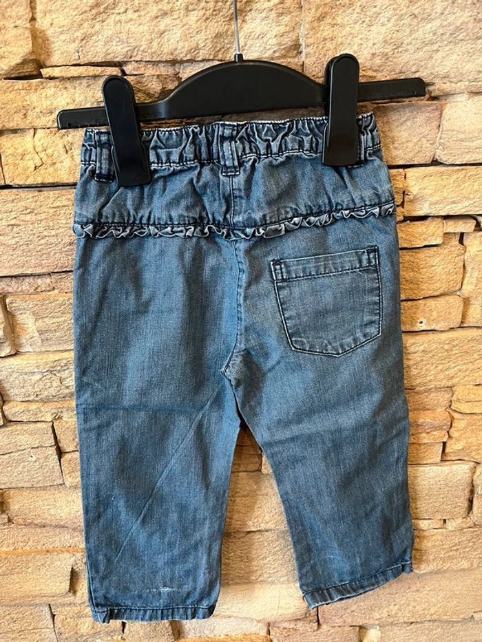 Pantalon jean souple taille élastique 23 mois DPAM - photo numéro 3