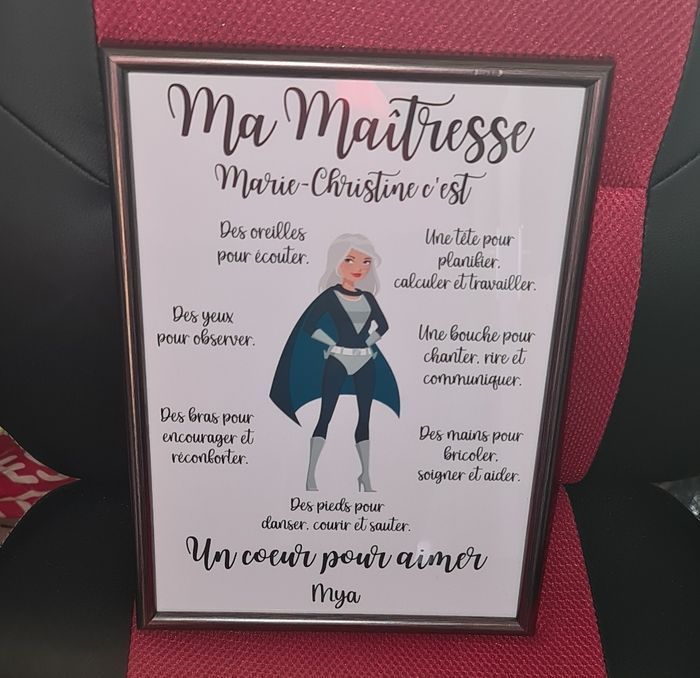 Cadre maîtresse