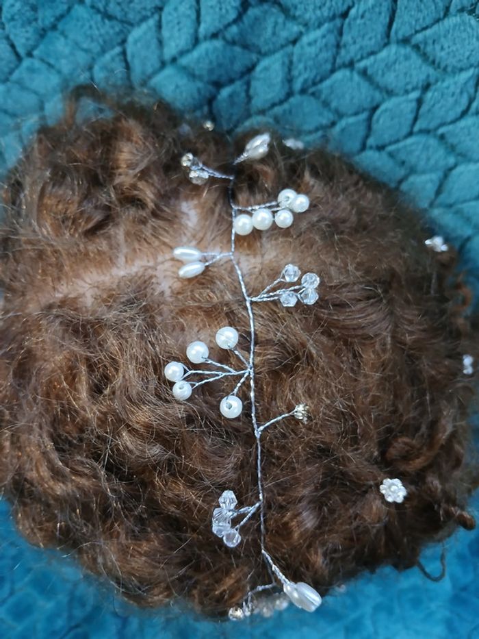 Diadème couronne décoration mariée - photo numéro 7