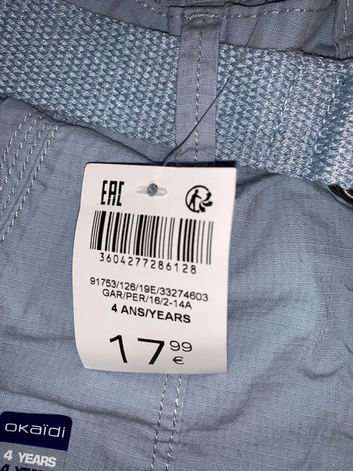 Short garçons neuf avec étiquette okaïdi - photo numéro 4