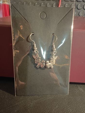 Boucles d'oreilles lapin