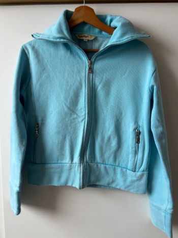 Veste turquoise sportswear femme taille 38