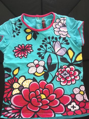 Catimini haut tee shirt polo vêtement fille enfant 6 ans