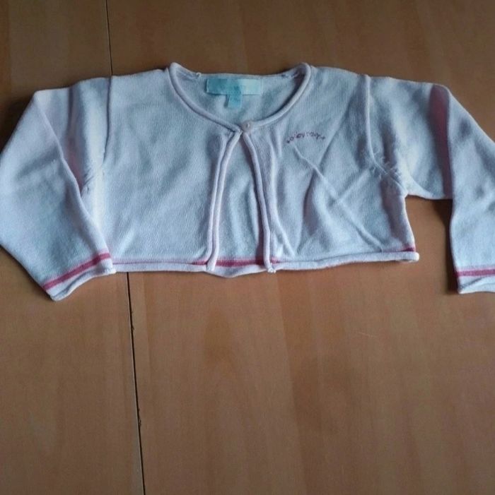 Gilet fille 6/9 mois