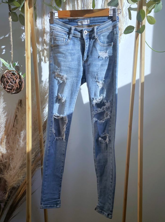 Jean skinny déchiré Laulia XS/34 - photo numéro 1
