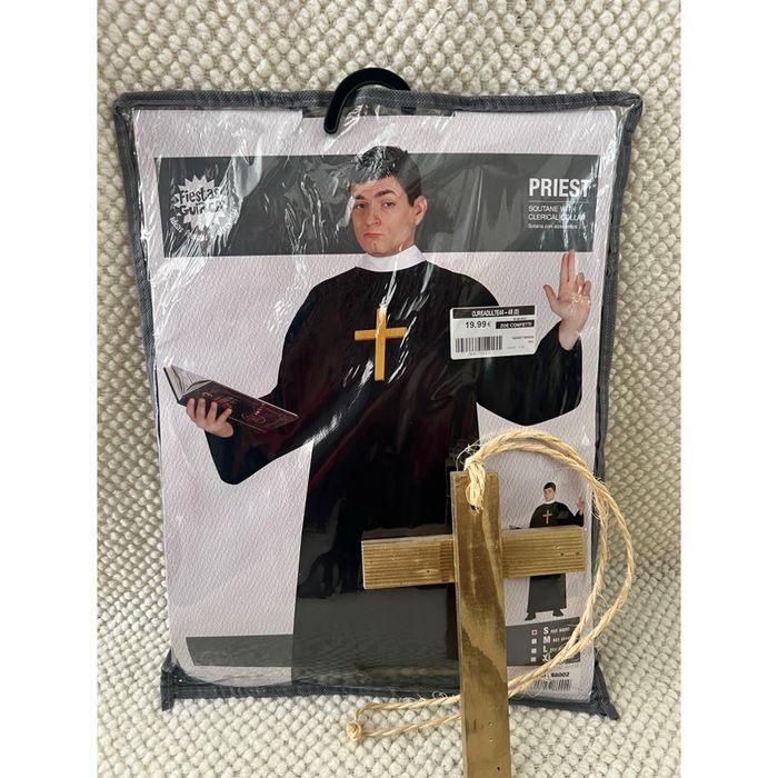 Déguisement de prêtre pour homme taille S Fiestas Guirca