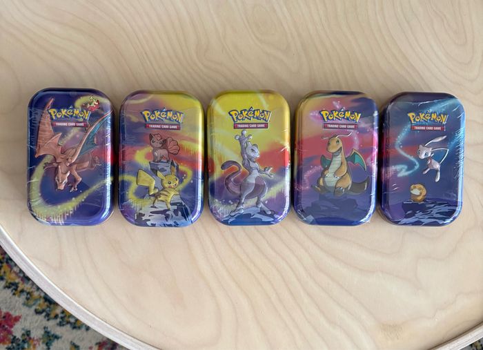 Lot de 5 mini tins - Art set complet