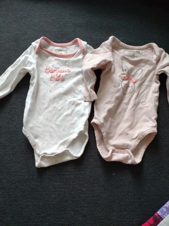 Lot de 2 bodies orchestra taille 3 mois