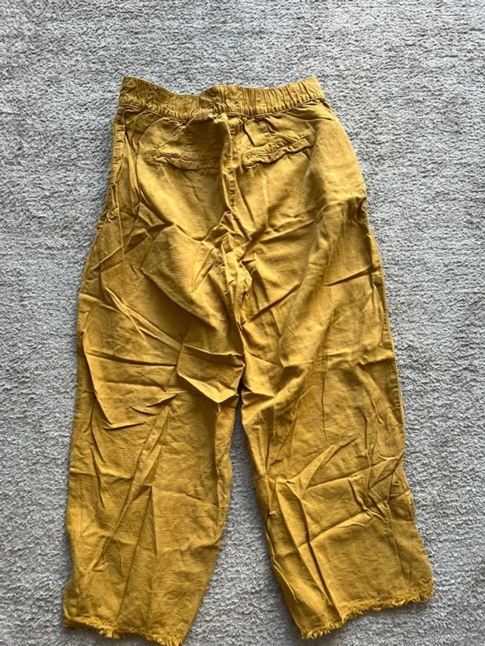 pantalon pour femme jaune Camaïeu - photo numéro 3