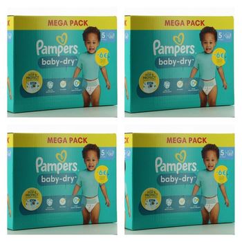 Lot de 328  Couches Pampers Baby Dry 11-16KG Taille 5 Neuf