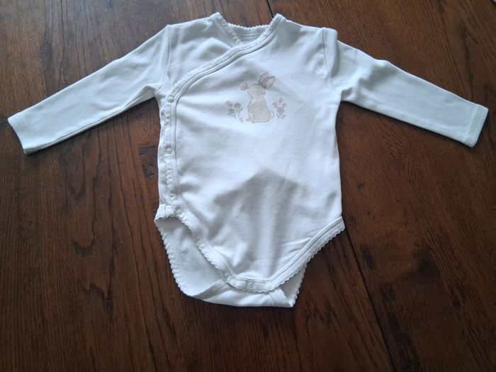 Ensemble 3 pièces pour bébé fille à motif lapins de marque C&A Baby - photo numéro 3