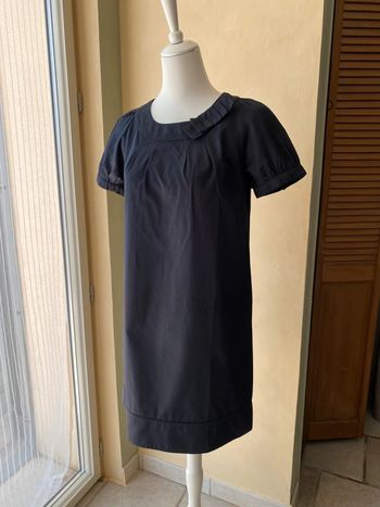 Robe droite marine foncé Camaïeu 38