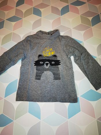 A3434 - sous pull garçon 24 mois