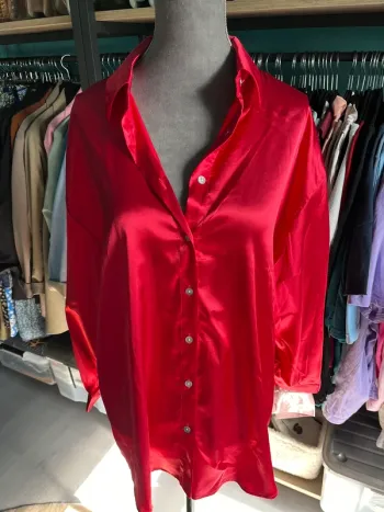 Chemise en satin shein