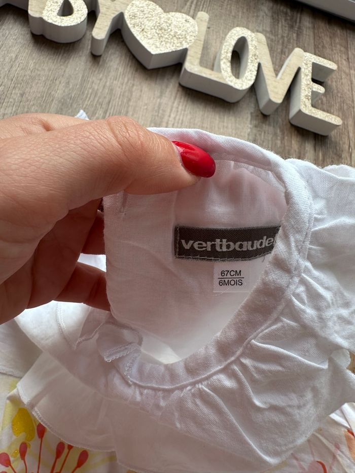 - Robe Vertbaudet - 6 mois - Très bon état - photo numéro 2