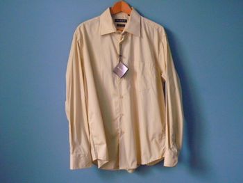 Chemise Homme costume Men & Co L 42 neuve beige ceremonie