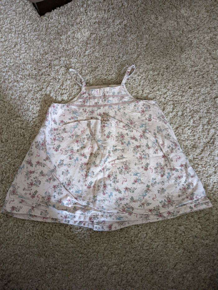 Robe fleurie rose pâle Sergent Major