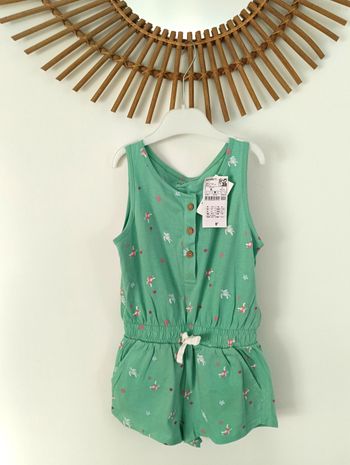 Combishort verte tortue Kiabi 6ans