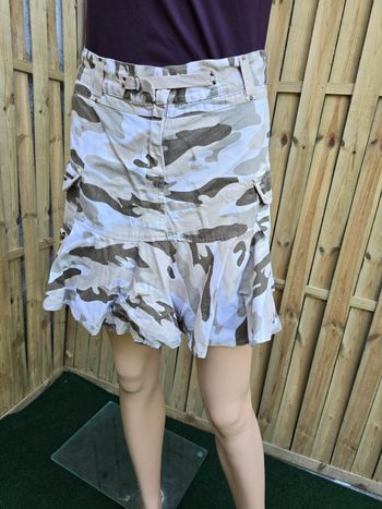 Jupe cargo taille basse camouflage army 🍒y2k vintage🍒taille 36