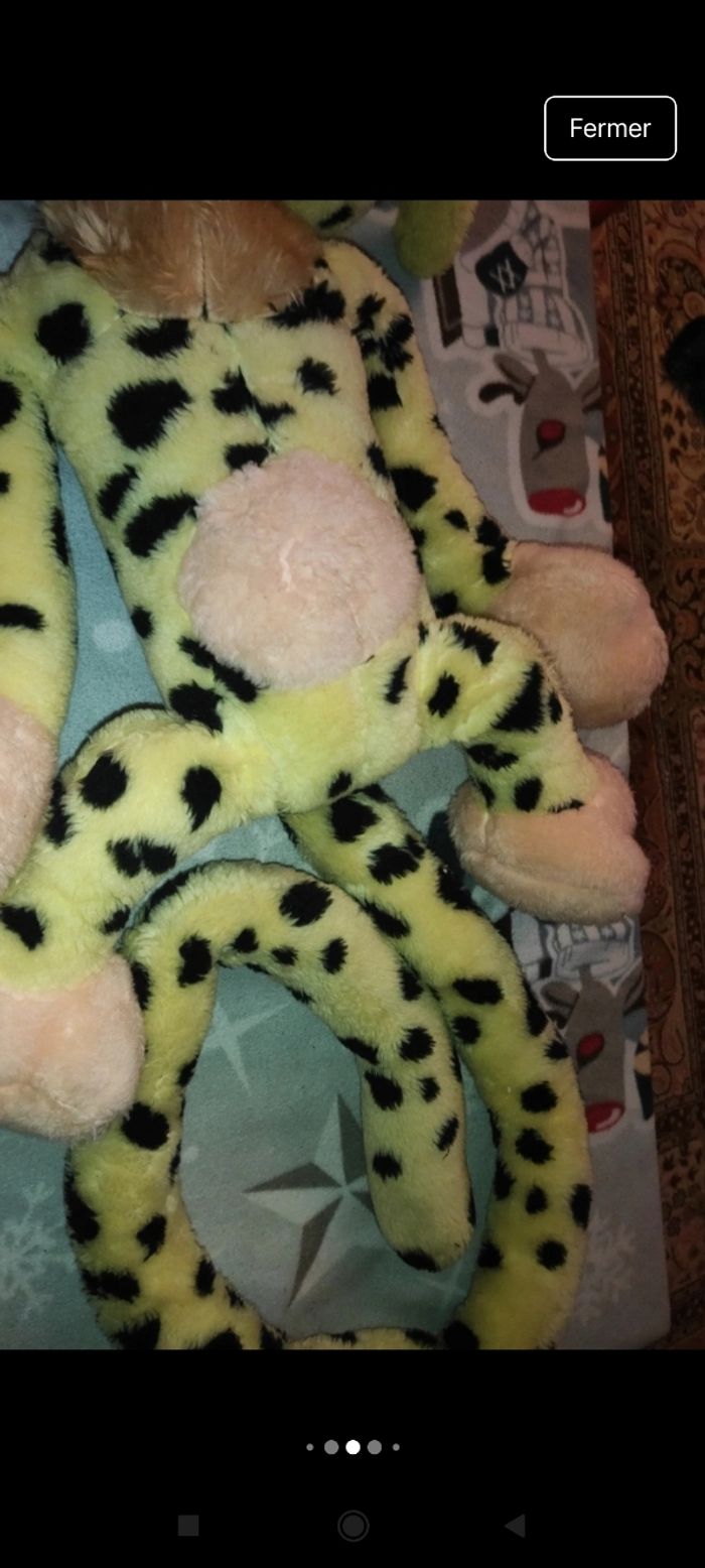 Très belle et grande peluche Marsupilami p4 - photo numéro 3