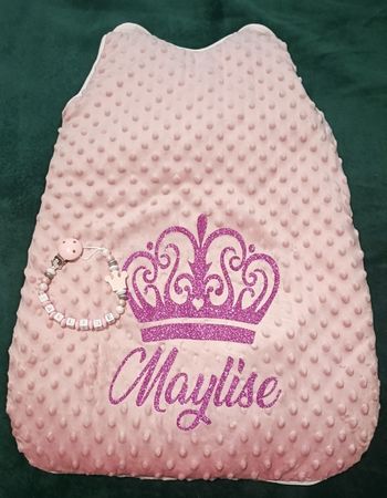 Gigoteuse personnalisé  0/6mois