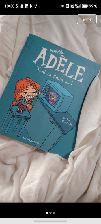 Lot de 4 tomes Adèle 