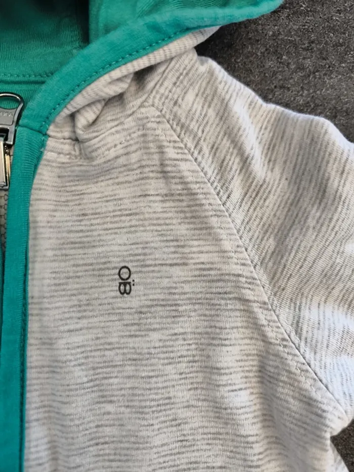 Gilet zippé réversible garçon 6 mois obaibi - photo numéro 3