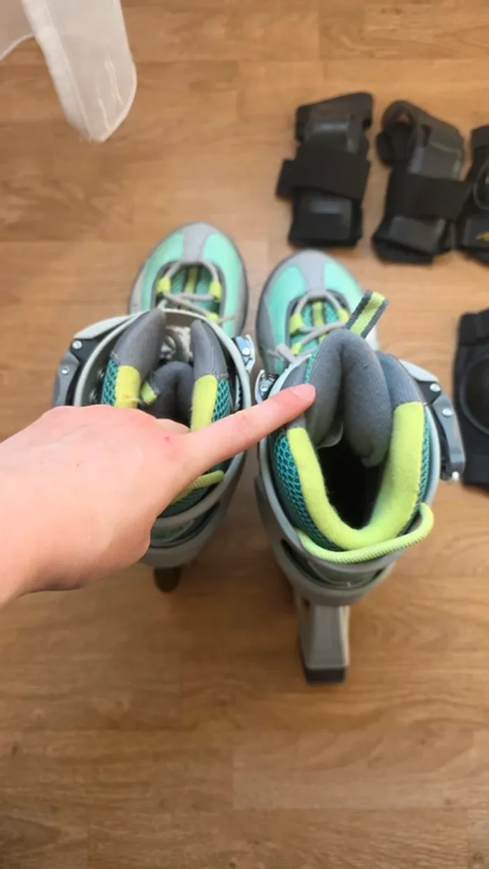 Roller Abec 5 Satellite GO Sport Taille 38 Avec Protections - photo numéro 6