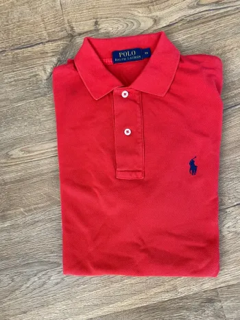 🔥 Polo Ralph Lauren rouge vif – XS /S – Authentique & Parfait état 🔥