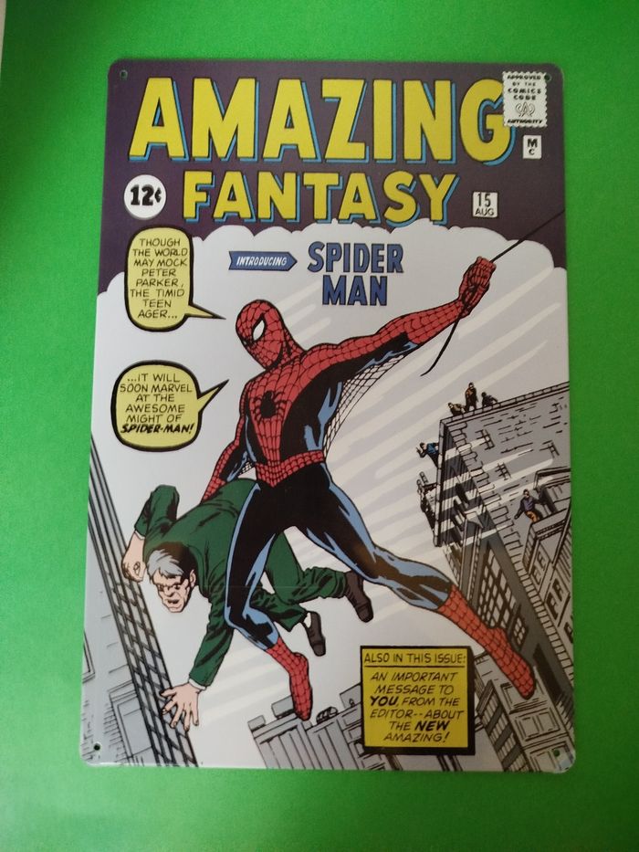 Amazing fantasy Spider-Man - Plaque décorative