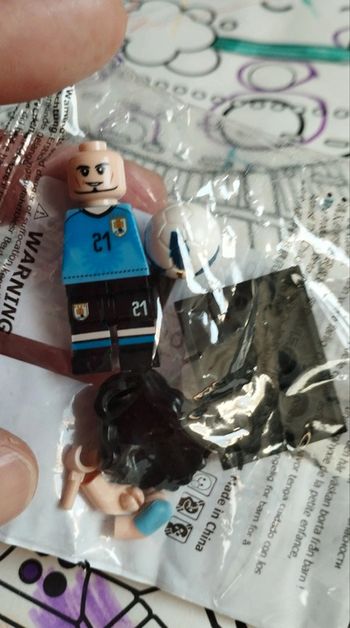 Personnage type Lego neuf foot Edinson Cavani