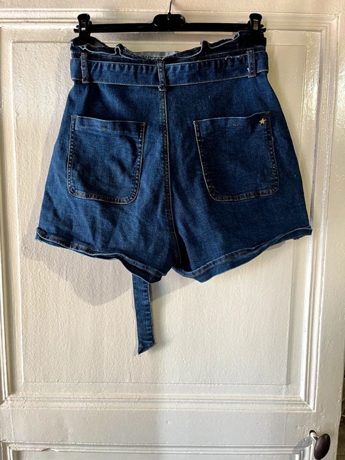 Short en jeans taille haute taille 38 - photo numéro 6