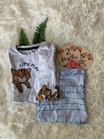 Lot 2 pyjamas combishorts été 24m
