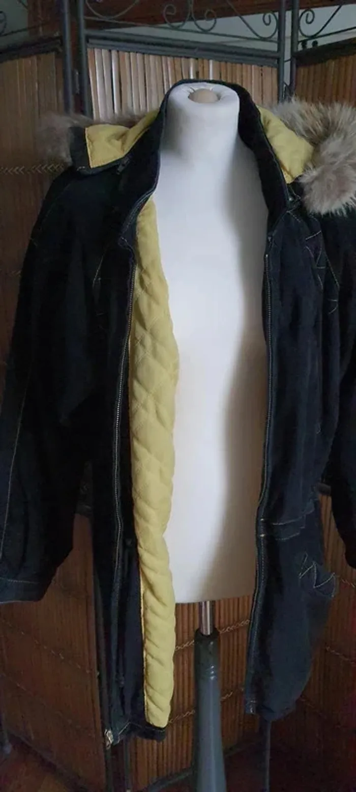 Blouson femme cuir noir "RT International" taille L - photo numéro 8