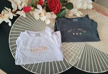 Lot de 2 haut ML, taille 9 mois, marque kiabi