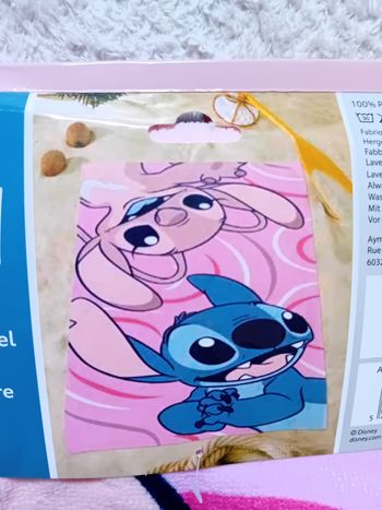 Serviette de bain/plage Disney stitch