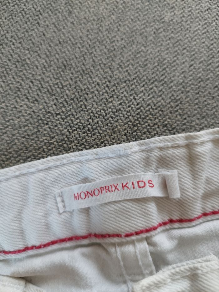 Bermudas blanc enfant - photo numéro 4