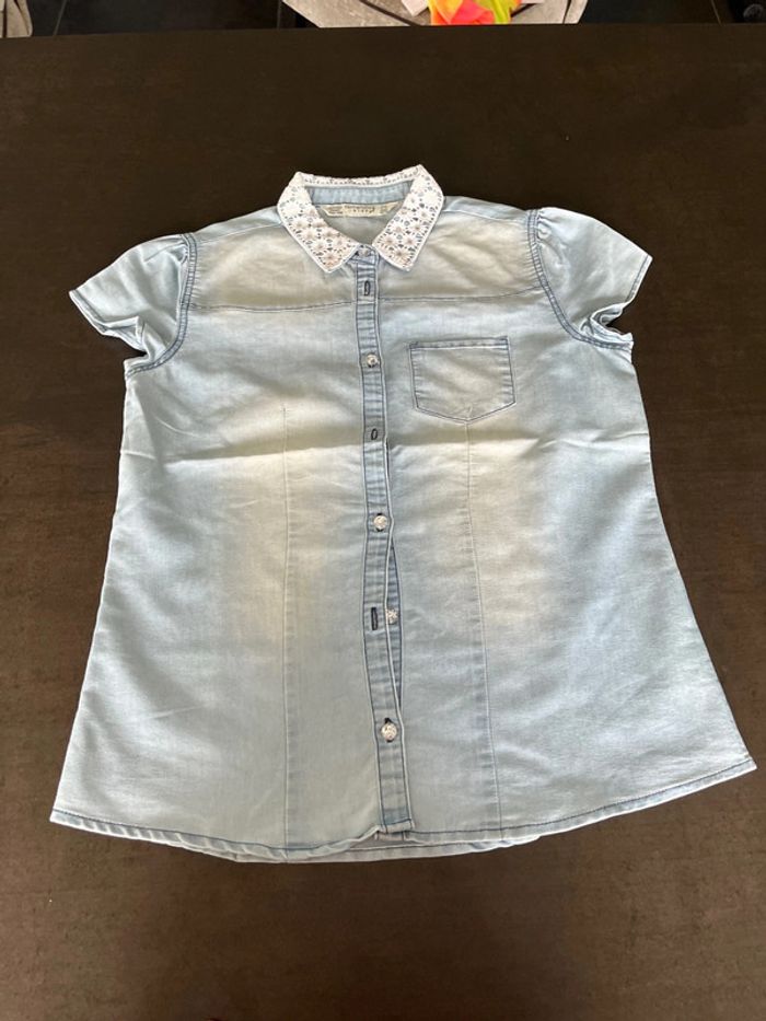 Chemise sans manche en jean 12 ans Terranova