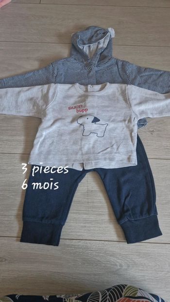 Ensemble 3 pièces 6 mois